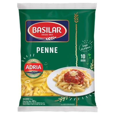 Macarrão Semolado Basilar 400 g Ave Maria