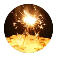 Velas Panda Estrelinhas 5 un