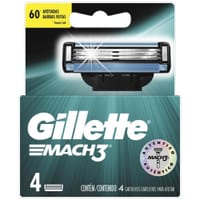 Carga Gillete Mach 3 c/ 2 Carbono
