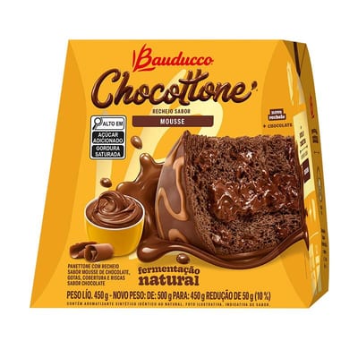 Chocottone Bauducco Mousse 450 g