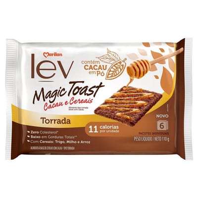 Torrada Marilan 110 g Magic Toast 10 Multicereais