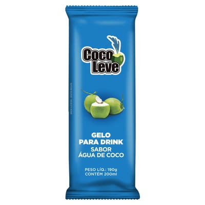 Gelo Coco Leve 190g Morango