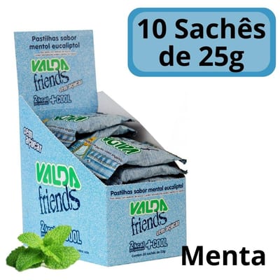 Pastilha Valda Friends 25 g Menta