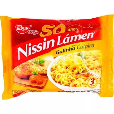 Macarrão Instantaneo Nissin 85 g Galinha Caipira