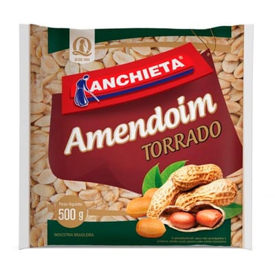 Amendoim Torrado Amendonuno 500 g