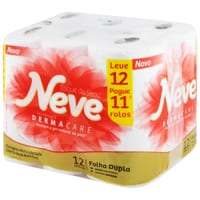Papel Higiênico Neve 12 un Neutro 20 m