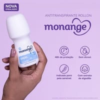 Desodorante Roll On Monange 50 ml Sensivel