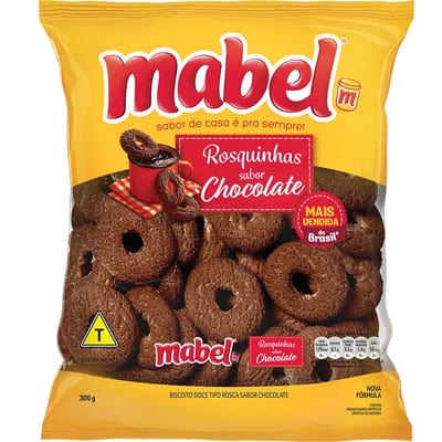 Rosquinhas Mabel 300 g Chocolate