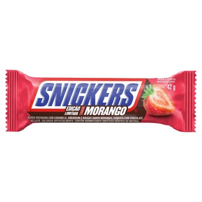 Chocolate Snickers 42 g Morango