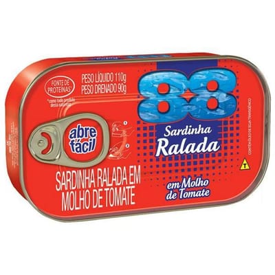 Sardinha 88 110 g Ralada Tomate