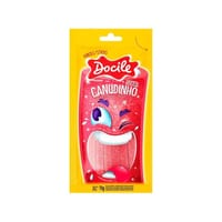 Bala Regaliz Docile Canudinho 70 g Morango