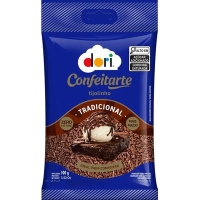 Confeito Gran Dori Confeitarte 100 g Tijolinho