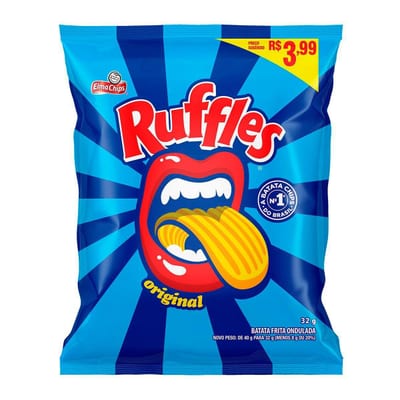 Batata Ruffles 32g Cebola e Salsa