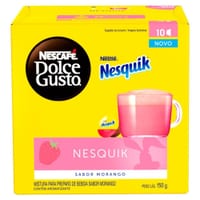 Capsula Nescafe Dolce Gusto 150 g Nesquik Morango