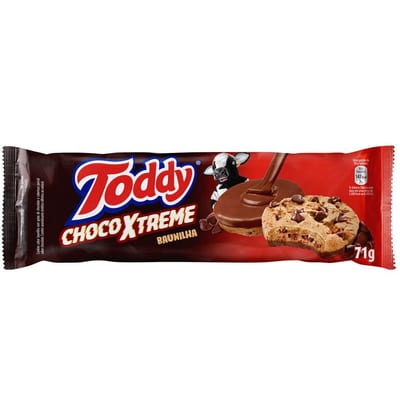 Biscoito Toddy Cookie Choco Xtreme 71 g