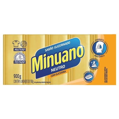 Sabão em Barra Munuano 800 g Limão