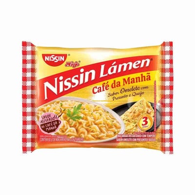 Macarrão Instantaneo Nissin 85 g Omelete Presunt