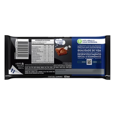Chocolate Lacta 145 g Diamante Negro