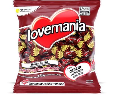 Bala Love Mania 500 g