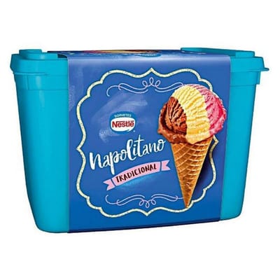Sorvete Nestle 1,5 L Napolitano Tradicional