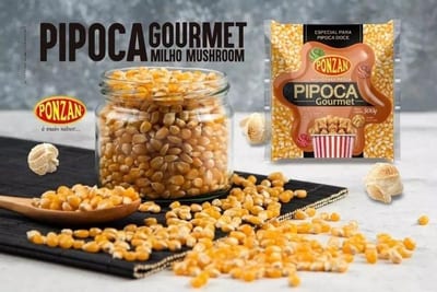Milho Pipoca Gourmet 500 g Ponzan
