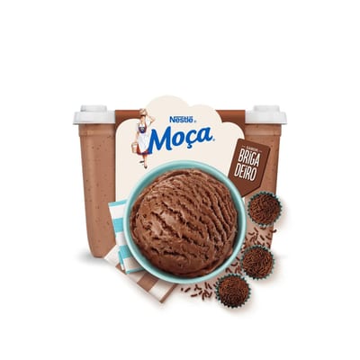 Sorvete Nestle 1,5 L Moca Brigadeiro