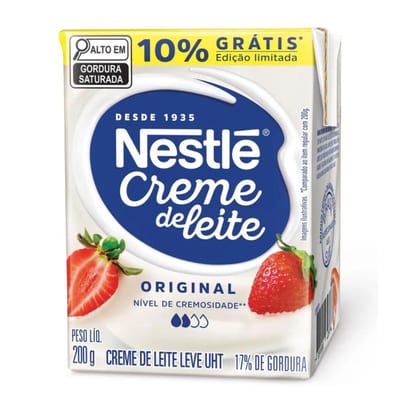 Creme de Leite Nstl 200 g 10% Grts