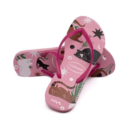 Sandalia Havaianas Ad Slim Pets Rosa 35/36