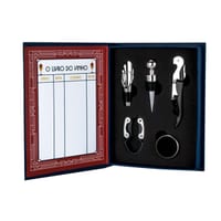 Kit para Vinho Frtll Livro Vinho
