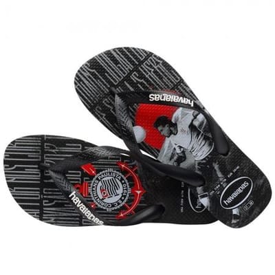 Sandalia Havaianas Top Times Corinthians 35