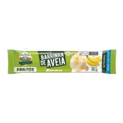 Barrinha de Aveia da Fazenda 25 g Banana