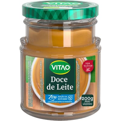 Doce de Leite Vitao 200 g Zero
