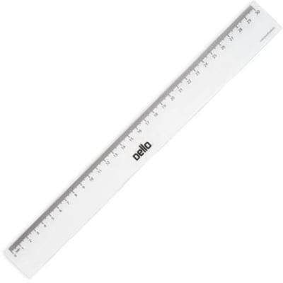 Regua Escolar Dello 30 cm Flexivel