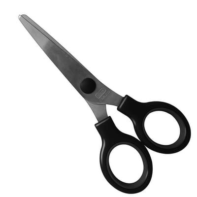 Tesoura Escolar Preta 13 cm