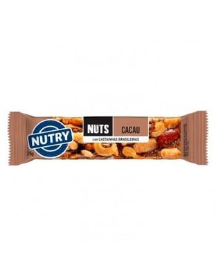 Barra de Cereal Nuts Nutry 25 g Nuts Cacau
