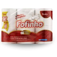 Papel Hig. Ffnh 12 Rolos Ntrl