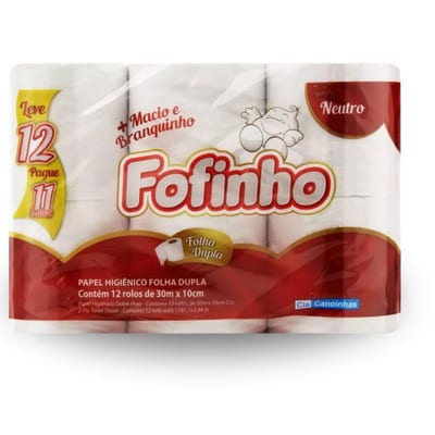Papel Hig. Ffnh 12 Rolos Ntrl