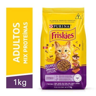 Ração Friskies Adultos 1 kg Megamix