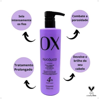Shampoo Ox 500 ml Glicolico