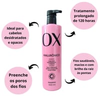 Shampoo Ox 500 ml Hialuronico