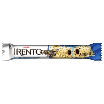 Wafer Trento Massimo 25 g Branco Cookies