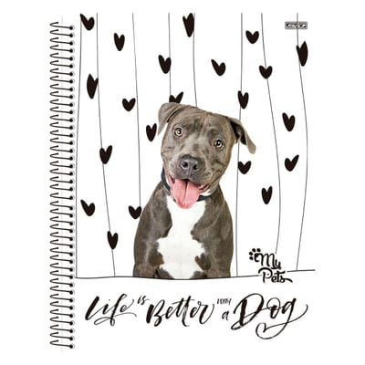 Caderno Sao Domingos 80fls My Pets