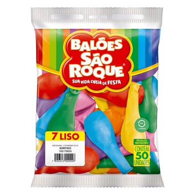 Balão São Roque c/ 50 un