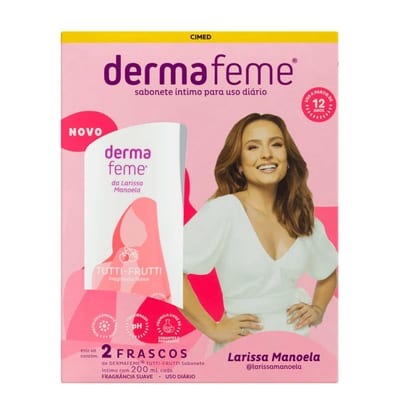 Kit Sabon Intimo Dermafeme 2x200 ml