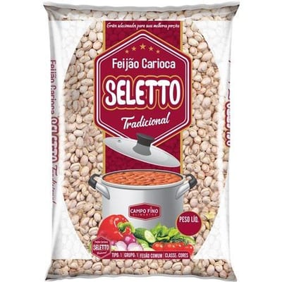 Feijão Carioca Seletto 2 kg