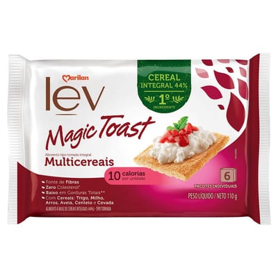 Torrada Marilan 110 g Magic Toast 10 Cacau e Cereai