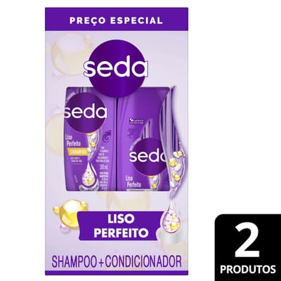 Kit Seda Shmp 300 ml + Cndcndr 190 ml Clgn e Vtmn C