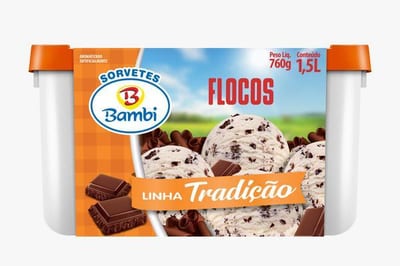 Sorvete Bambi 3,5 L