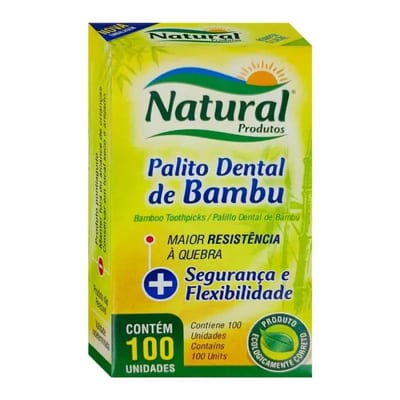 Palito Dental Natural Menta c/ 250 un