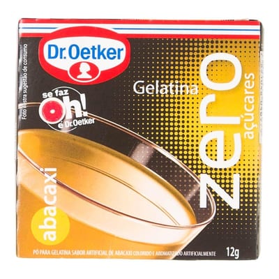 Gelatina Dr Oetker Zero 12 g